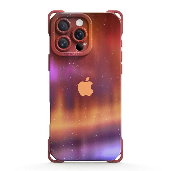 Optical Magnetic-Orange Purple - iPhone Ultra Impact Resistant Protective Case