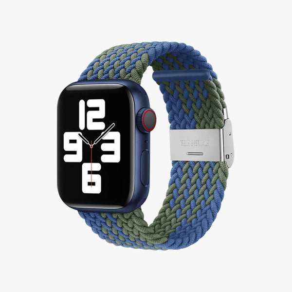 Bleu Vert - Bracelet de Montre Texture Z