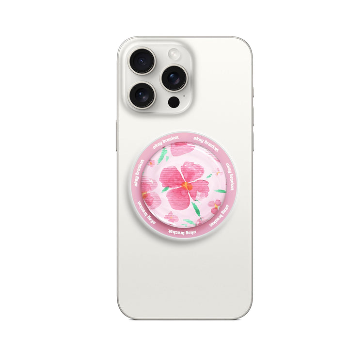 Pink Peach Blossom - AirBag Grip For MagSafe
