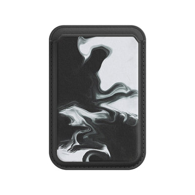 Black White - iPhone Leather Wallet