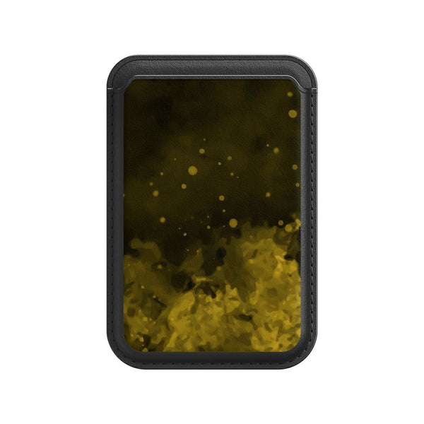 Black Yellow - iPhone Leather Wallet