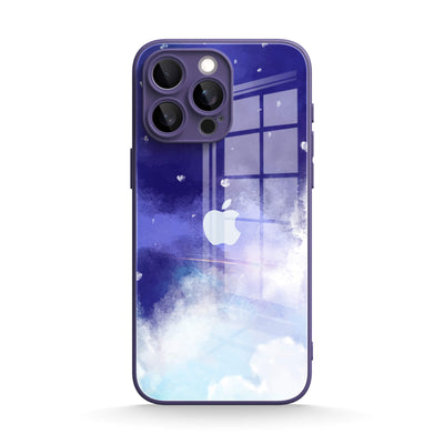 Drifting In The Clouds - iPhone Glass Case