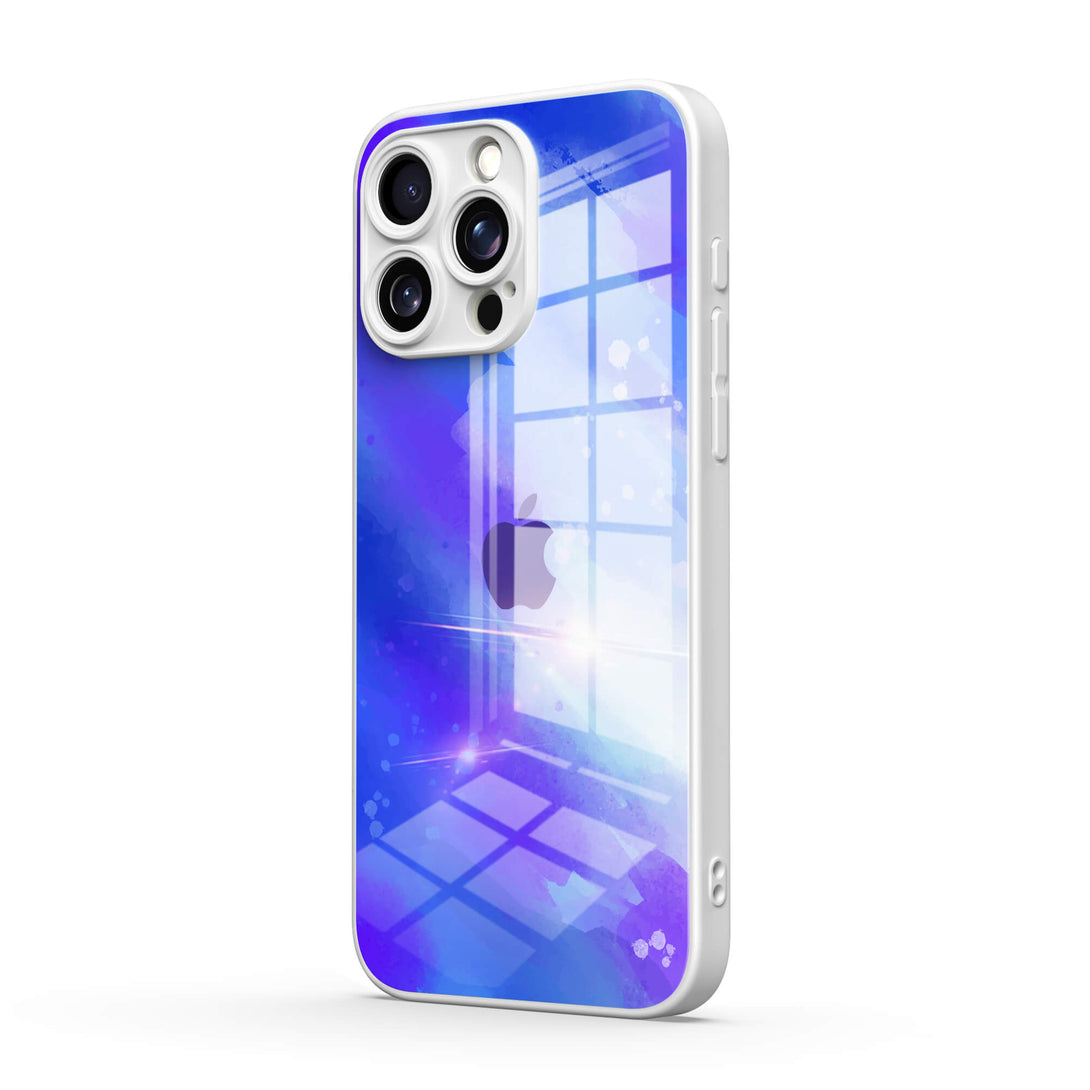 Extreem bevroren blauw - iPhone-hoesje