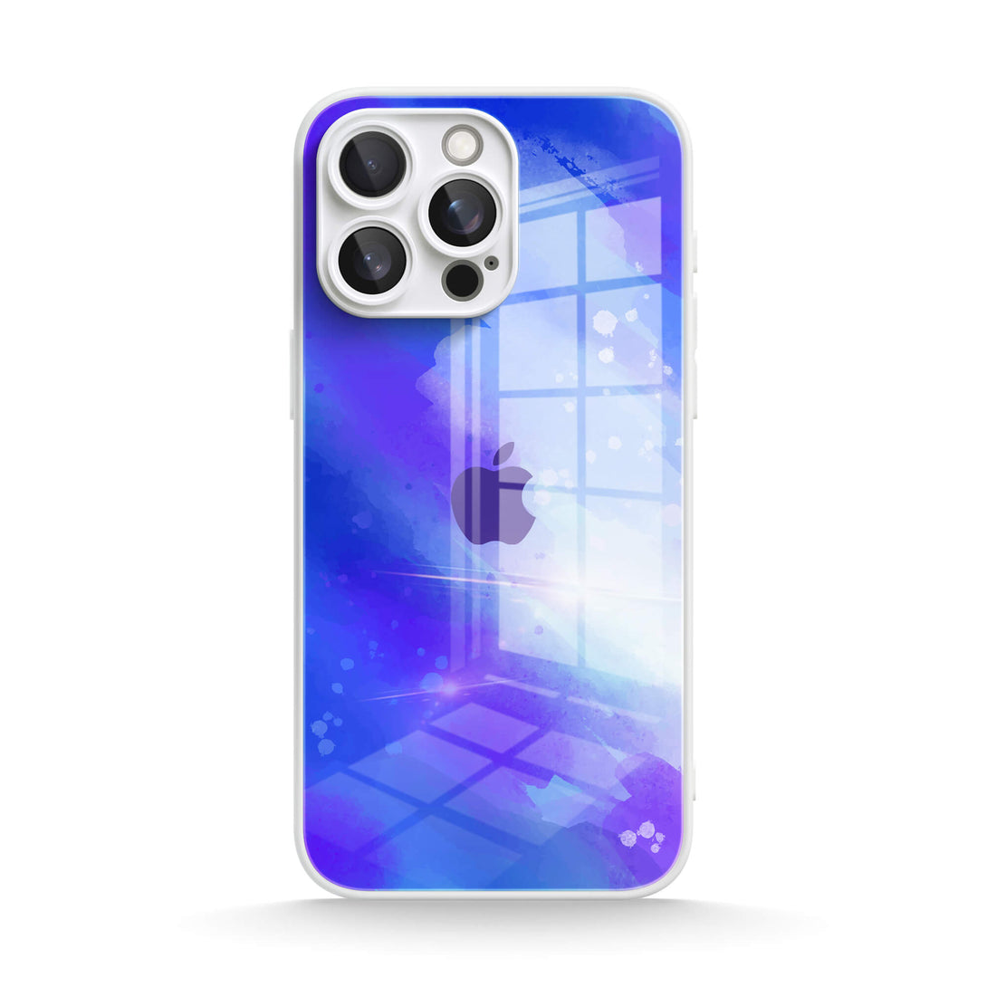 Extreem bevroren blauw - iPhone-hoesje