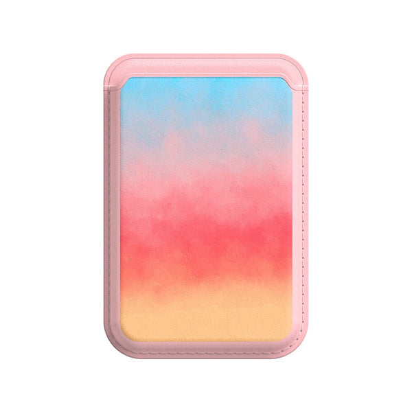 Gradient Of Clouds - iPhone Leather Wallet