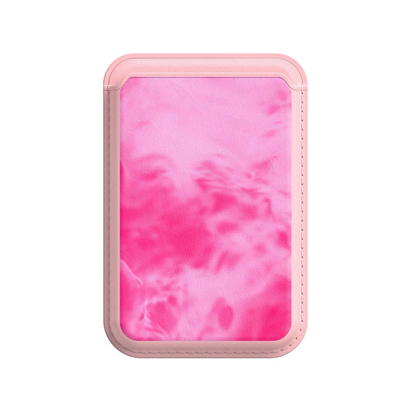 Pink Lava - iPhone Leather Wallet
