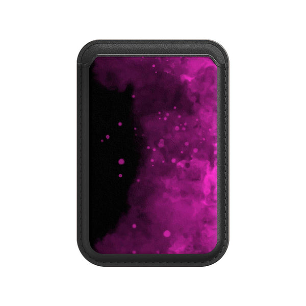 Black Purple - iPhone Leather Wallet