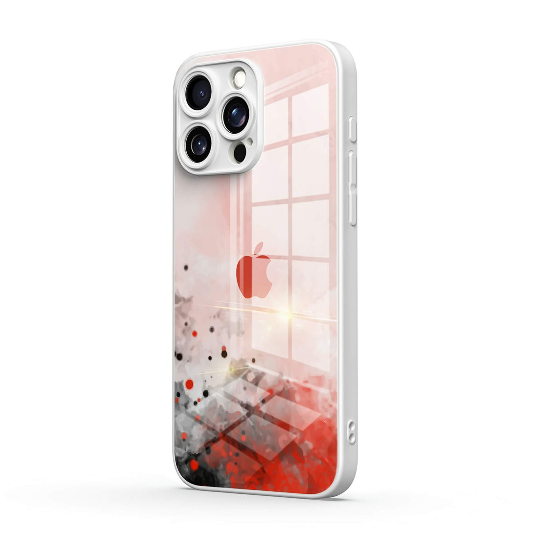 Splash Ink Rood - iPhone-hoesje