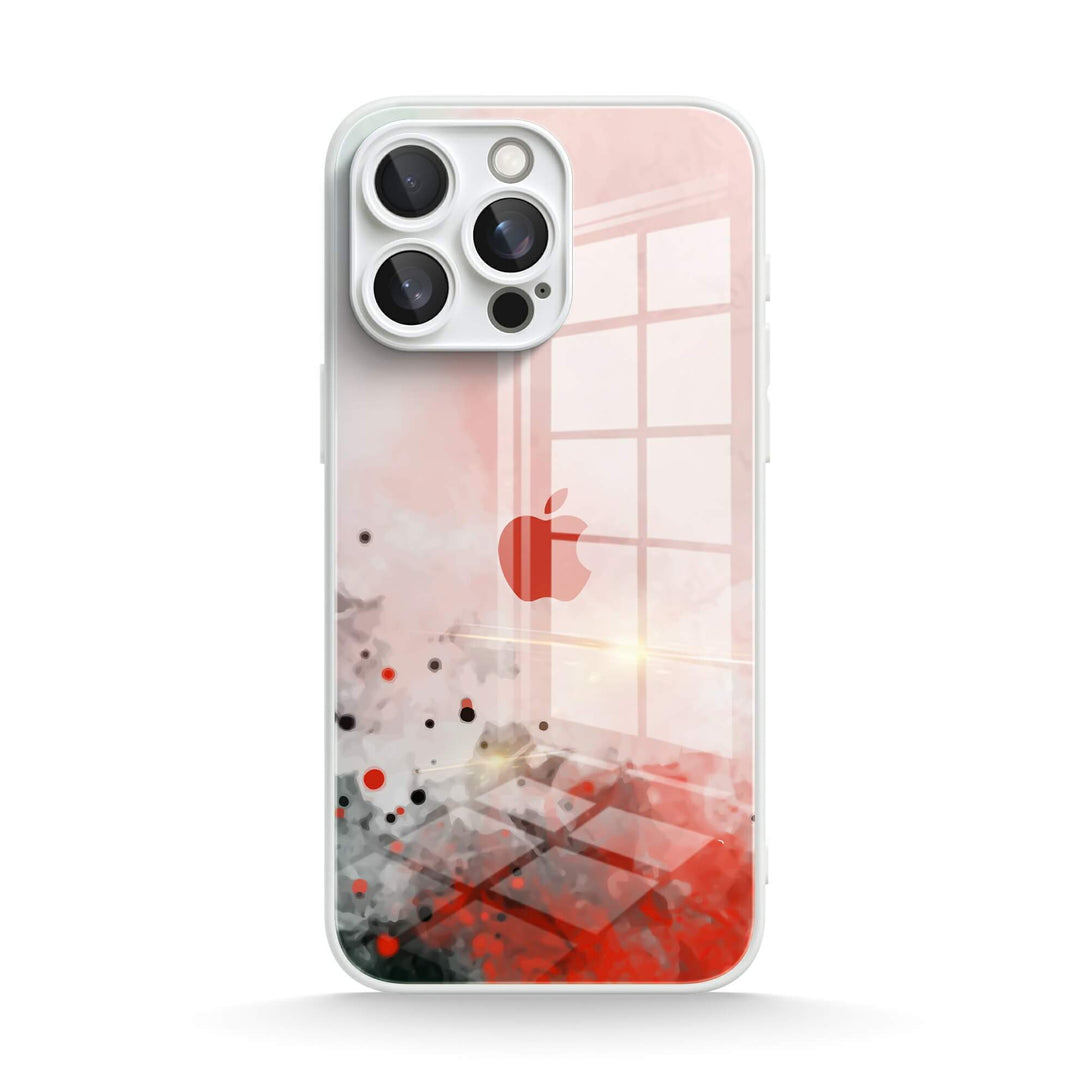 Splash Ink Rood - iPhone-hoesje