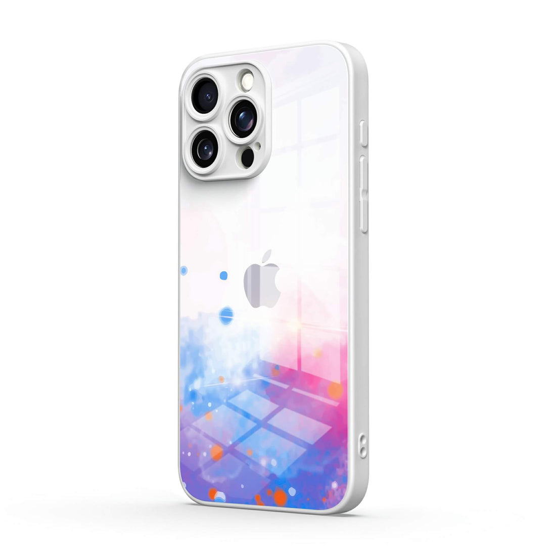 Sputter Pink Blue Purple - iPhone Case