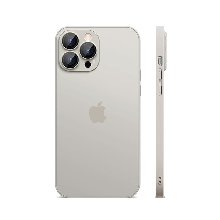 Natural Titanium - iPhone Case (Lens Protection)