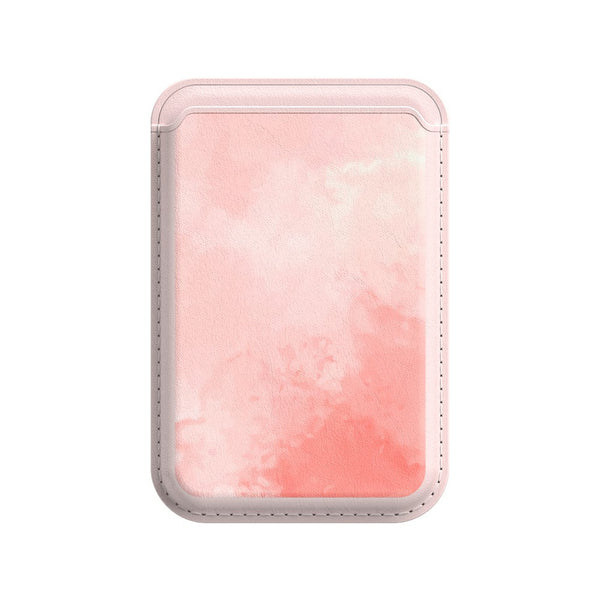 Watercolor Powder - iPhone Leather Wallet