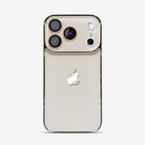 Zilver Wit - iPhone Case (Lensbescherming)