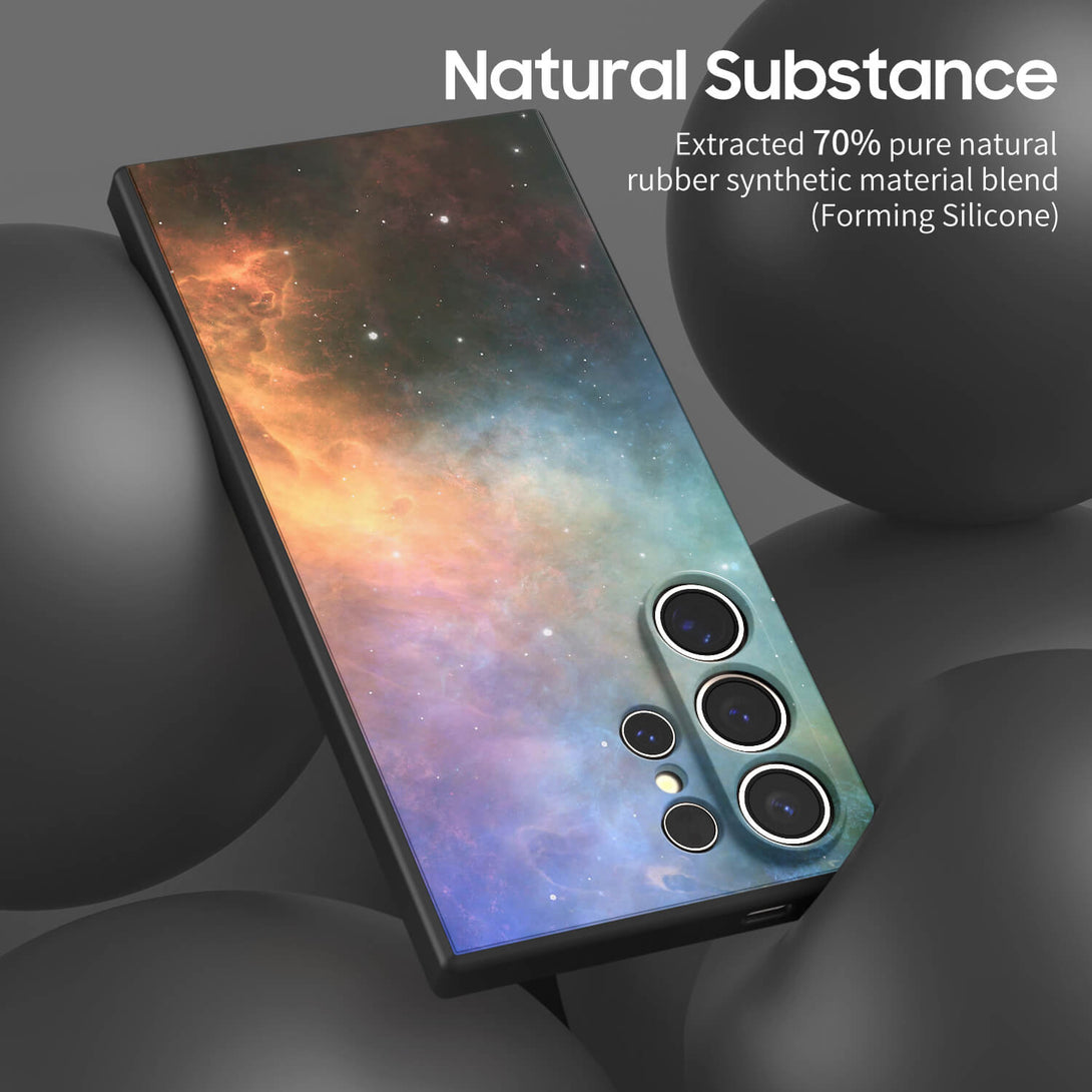Turkooise nevel - Samsung hoesje