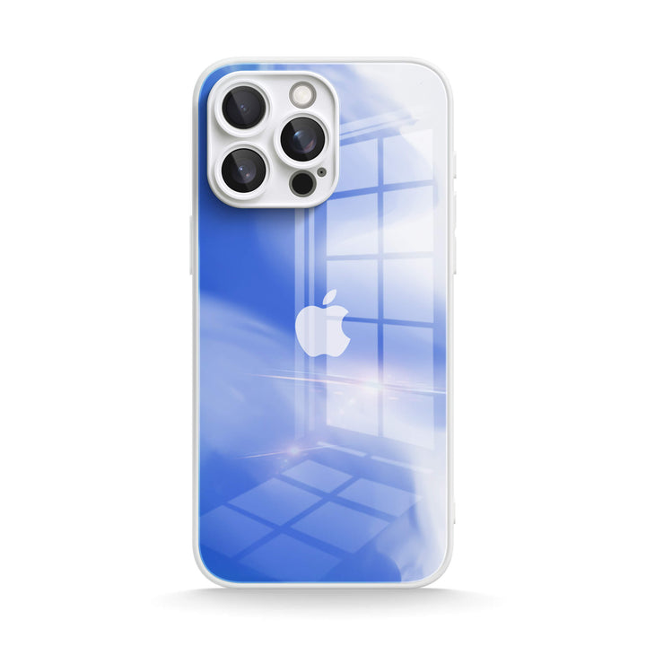 Blue White - iPhone Case