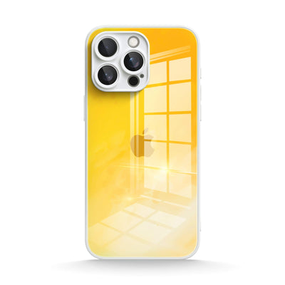 Bright Yellow - iPhone Glass Case