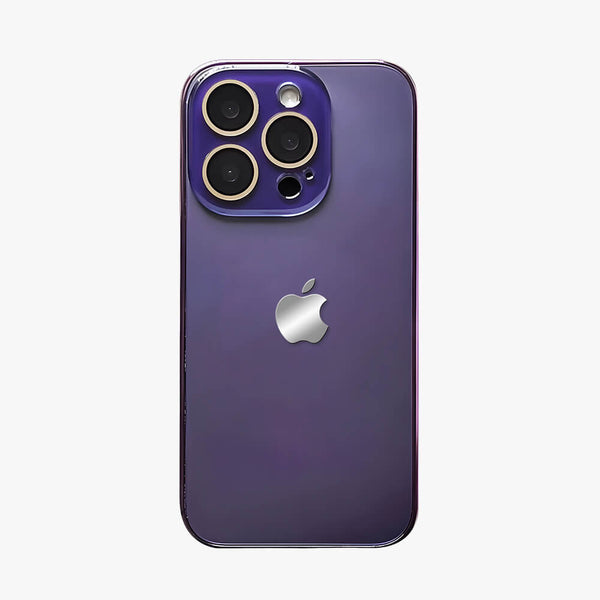 Zilver Wit - iPhone Case (Lensbescherming)