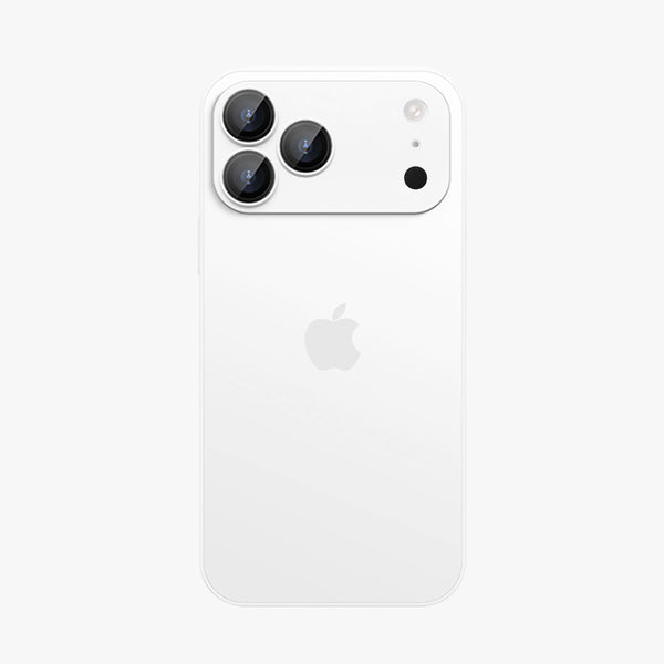 Argent Blanc - Coque iPhone (Protection d'objectif)