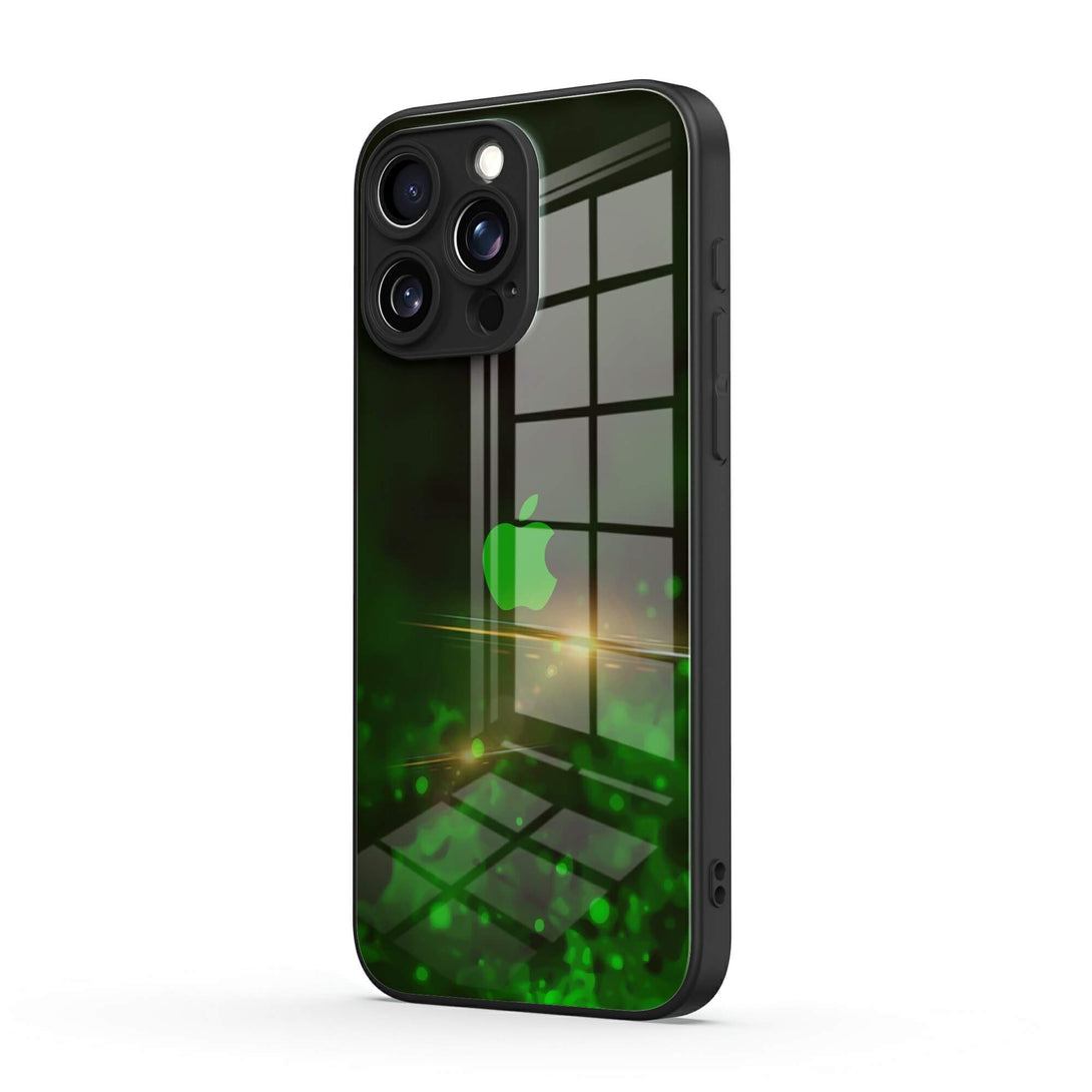 Donkergroen - iPhone-hoesje