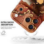 Elegant Brown - iPhone Silicone Case