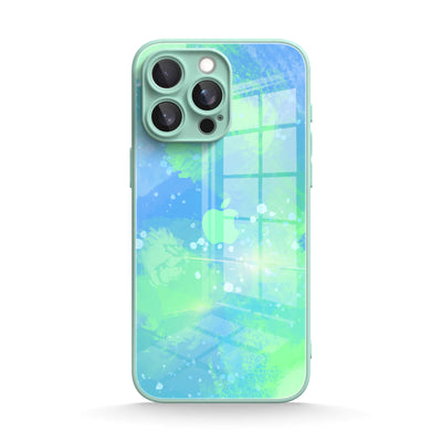 Fluorescent Jellyfish - iPhone Glass Case