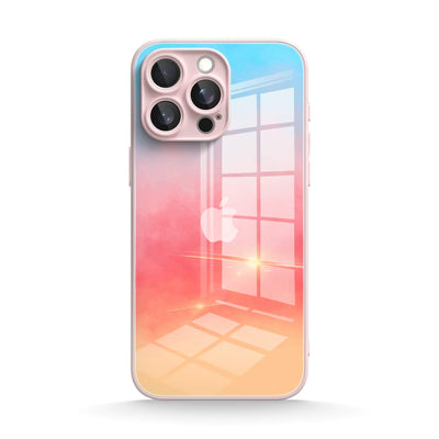 Gradient Of Clouds - iPhone Glass Case