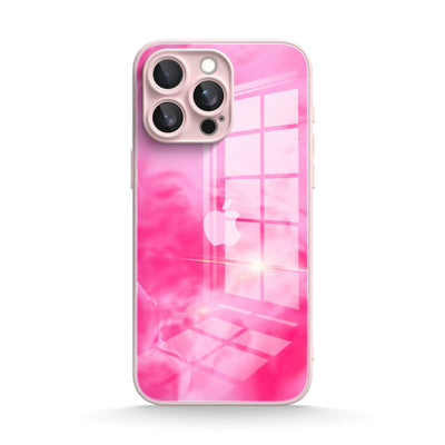 Pink Lava - iPhone Glass Case