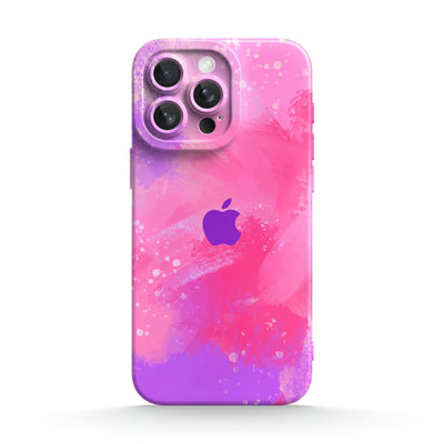 Pink Purple Coral - iPhone Silicone Case