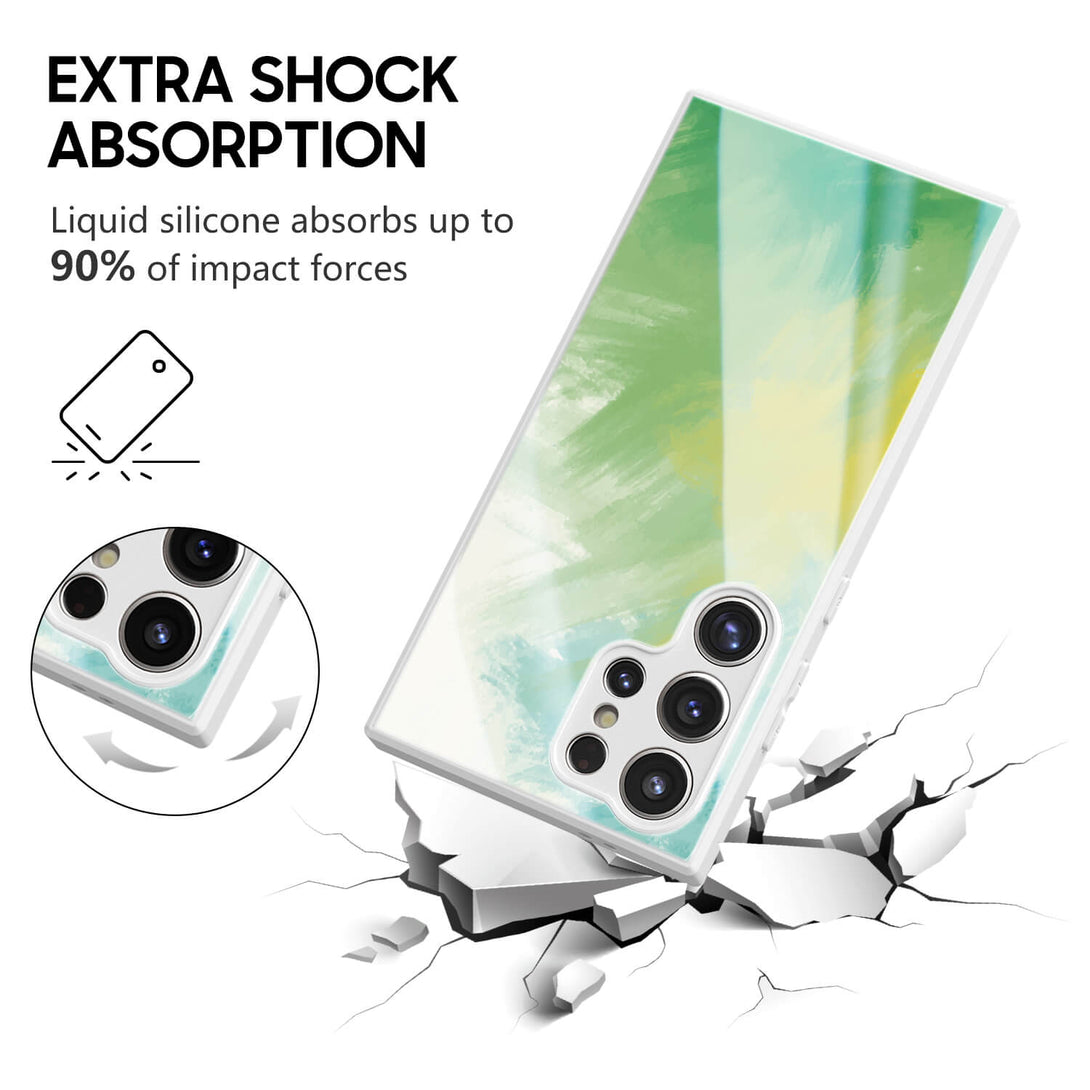 Blue White - Samsung Case