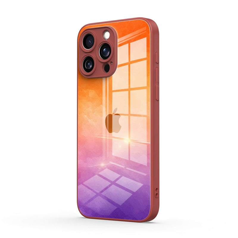 Sunset Color - iPhone Glass Case