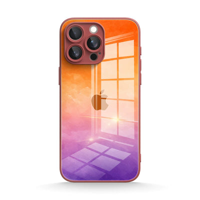 Sunset Color - iPhone Glass Case