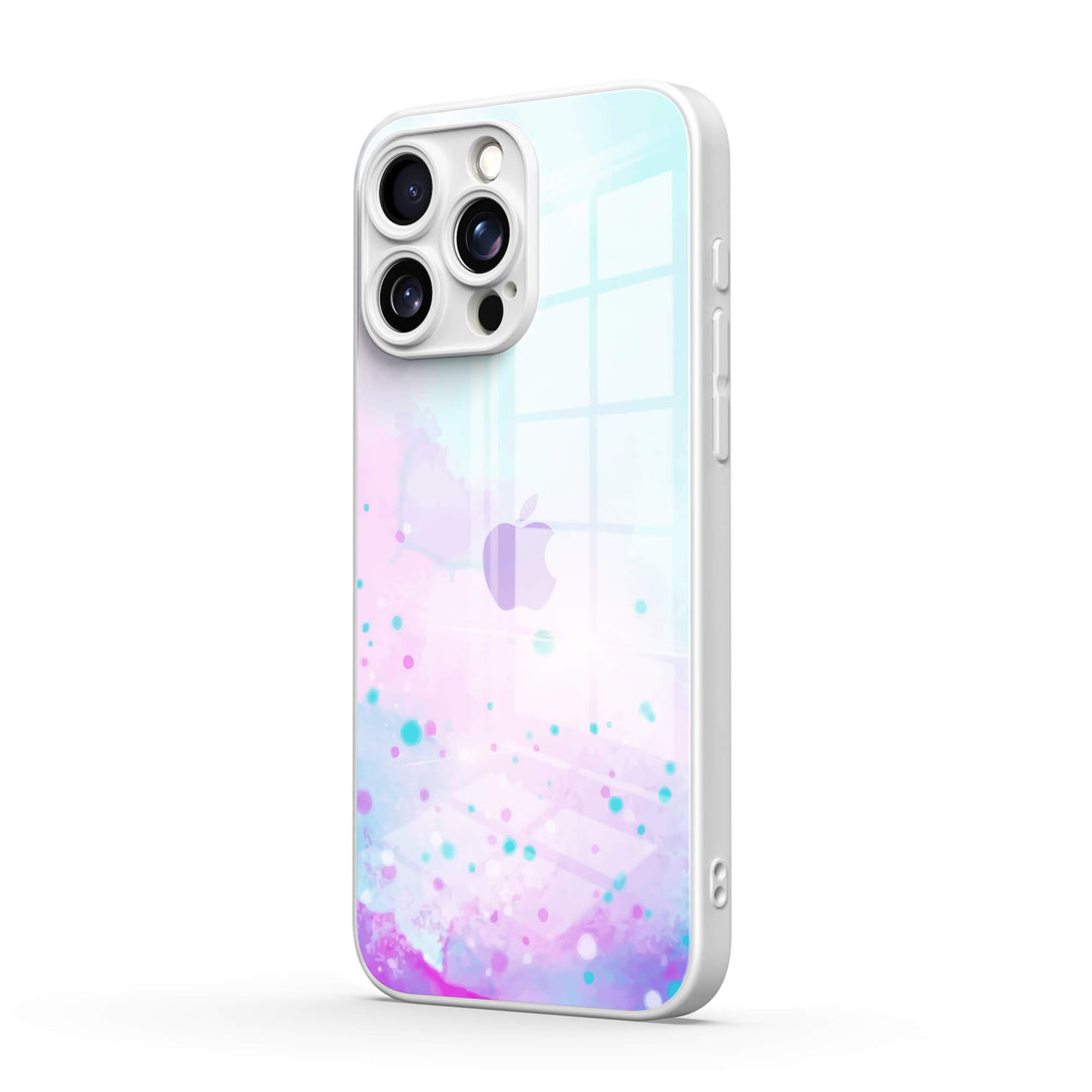 Watercolor Pink Blue - iPhone Case