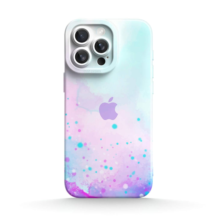Watercolor Pink Blue - iPhone Case