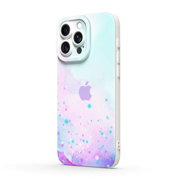 Watercolor Pink Blue - iPhone Case