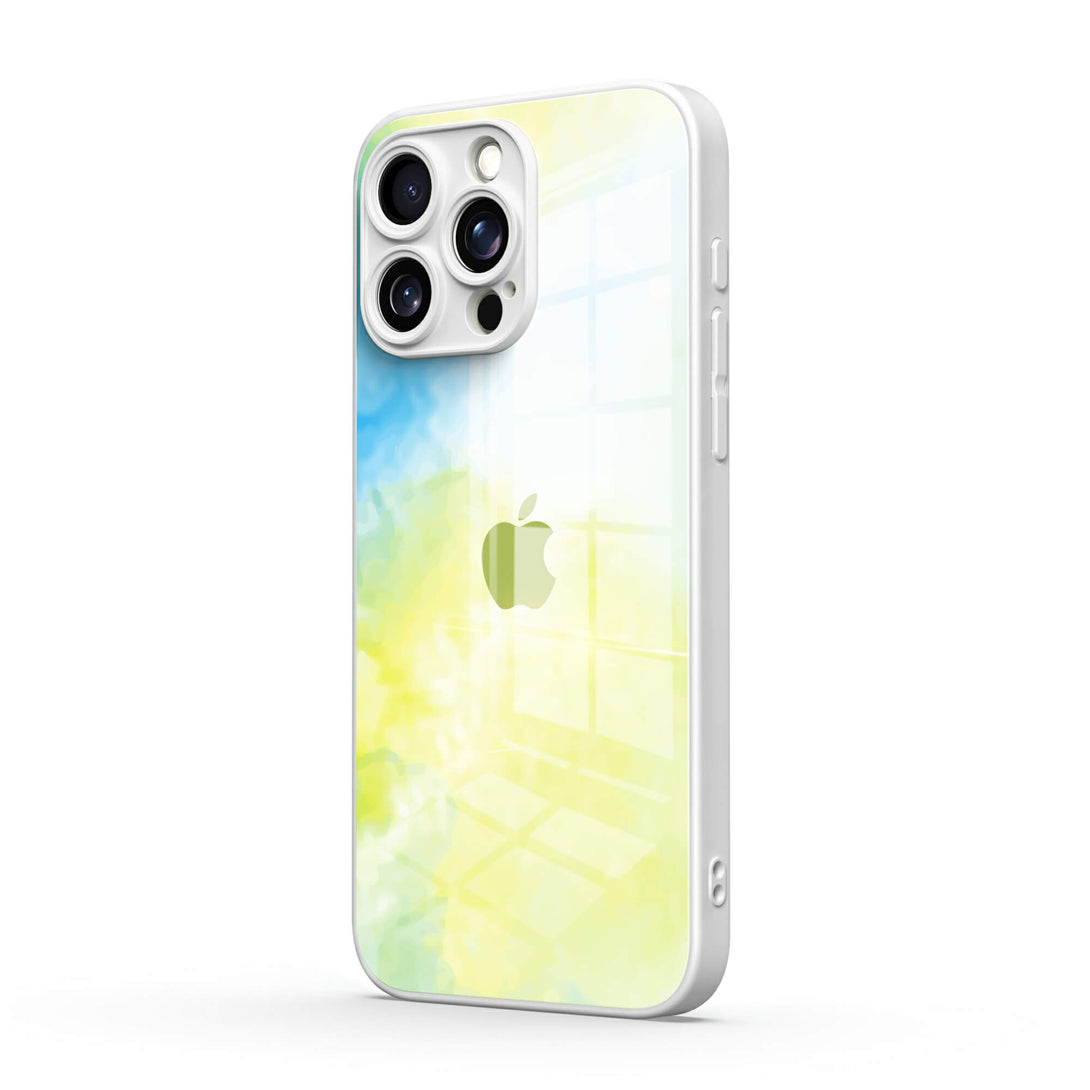 Geel Blauw - iPhone Hoesje